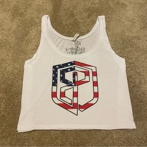 Born Primitive crop tank- patriotic!